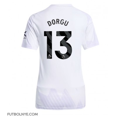 Camiseta Manchester United Patrick Dorgu #13 Visitante Equipación para mujer 2025-26 manga corta Camiseta Manchester United Patrick Dorgu #13 Visitante Equipación para mujer 2025-26 manga corta